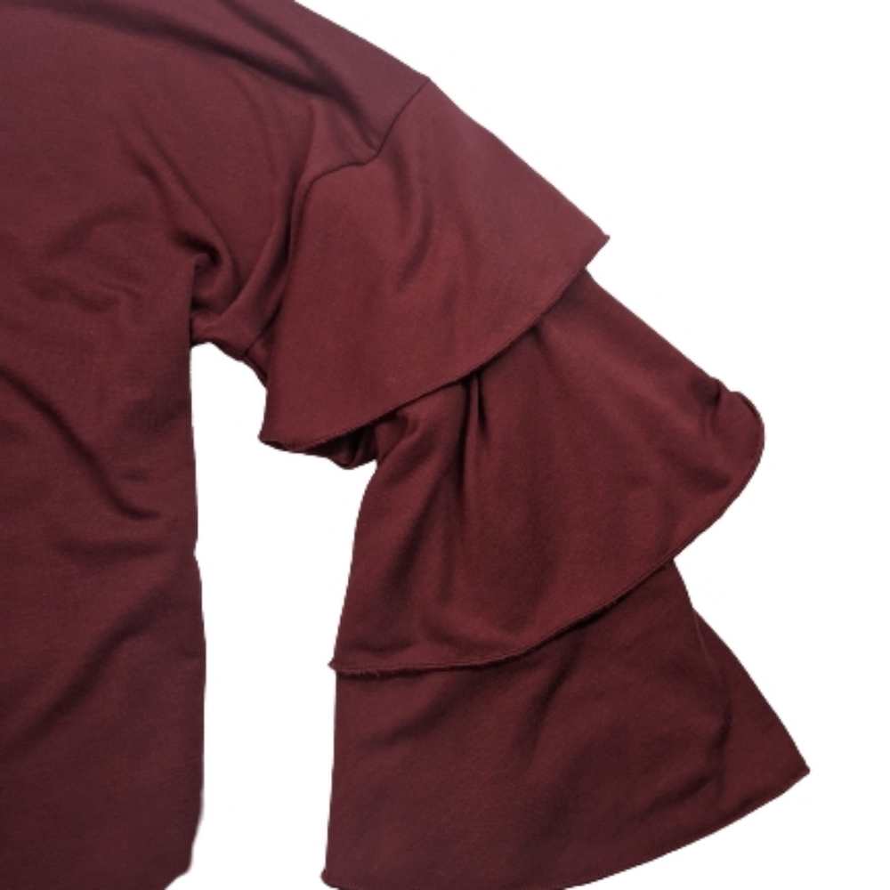 Plus Ruffled sleeve top - Picture 2 of 3